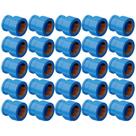 Kit 25 Unidades Luva Soldável Bucha Latão 25 mm x 3/4" Tigre