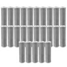 Kit 25 unidades Refil Filtro BBI Carbon Block Encaixe para Carcaças de 9.3/4" x 2,5" E230 Compatível Hoken, Acquastar, G