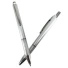 Kit 250 Canetas esferográfica personalizável sublimática tinta azul metal classic - atacado