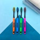 Kit 250 Escovas De Dente Macia Com Capa Protetora