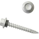Kit 250 parafusos sextavado aço 5,5mmx50mm ponta ogivada