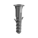 Kit 250 unidades bucha nylon s6 6mm fixação em parede Kit 250 unidades bucha nylon s6 6mm fixação em parede