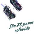 Kit/28 Pares Mamãe Sacode Líder Metalizado Multicolor