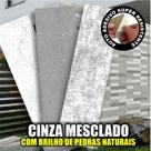 Kit 29 placas 3d Tijolinho Autocolante de Pedra natural -