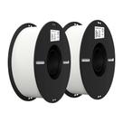 Kit 2Kg Filamentos PLA Creality p/ Impressora 3D Branco + Branco