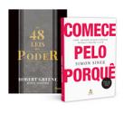 Kit 2livros, As 48 leis do Poder + Comece Pelo Porquê, Como Grandes Líderes Inspiram Pessoas e Equipes a Agir, Clássico Sobre Multiplicar Riqueza