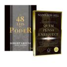 Kit 2livros, As 48 leis do Poder + Quem Pensa Enriquece, O Legado, O Livro Que Mais Influenciou Líderes e Empreendedores no Mundo