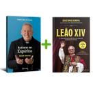 Kit 2Livros Físico, Batismo no espírito, Padre Marcelo Rossi + Leão Xiv, Padre Reginaldo Manzotti