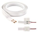 Kit 2mts Fita Elétrica 2 Vias 10a + 2 Conectores Conecta