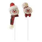Kit 2pçs stick gingerbread decorativos