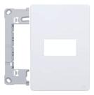 KIT 2Placa com suporte 4x2 1 Pos Composé Branco WAG KIT 2Placa com suporte 4x2 1 Pos Composé Branco WAG