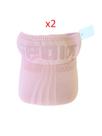 Kit 2un Boné Viseira Rosa Tricô Aba Grande Esportiva Praia Kit 2un Boné Viseira Rosa Tricô Aba Grande Esportiva Praia