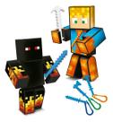 Kit 2un Boneco Mine Kit Youtubers Lopers E Athos 25cm Craft