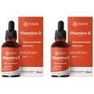 Kit 2un Fleur Vitamina D Em Gotas Sabor Uva 30 ml
