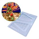 KIT (2un) Forma de Acetato para Chocolate com Silicone TABLETE ÁRVORE 110g cod 10316 BWB