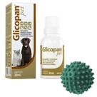 Kit 2UN Glicopan Pet 30 ml Suplemento Cães e Gatos - Vetnil e Bola Cravo