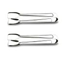 Kit 2un Pegador Universal Pinça Inox 18cm Gelo Salgados Frios