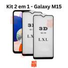 Kit 2UN Película 3D de Vidro para Samsung Galaxy M15 Kit 2UN Película 3D de Vidro para Samsung Galaxy M15