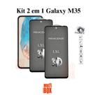 Kit 2UN Película 3D de Vidro Privacidade para Samsung Galaxy M35