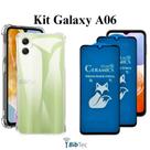 Kit 2UN Película Fosca Privacidade + 1UN Capa Anti Choque para Samsung Galaxy A06