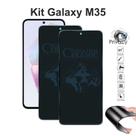 Kit 2UN Película Privacidade Fosca de Cerâmica para Samsung Galaxy M35 5G Kit 2UN Película Privacidade Fosca de Cerâmica para Samsung Galaxy M35 5G