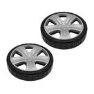 Kit 2un Roda Rodinha Compatível com Lavadora WAP Ágata Aqua Max Âmbar Diamante FW000513