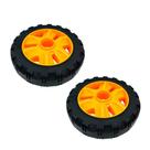 Kit 2un Roda Rodinha Compatível com Lavadora WAP Silent Power 2800 FW004481