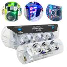 Kit 2un Strobo Led RGB Zendel Para Som Automotivo Central Interna Efeitos Luz Caixa Bob Paredão Caixa Selada Mesa de Som