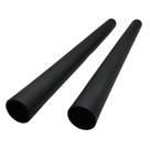 Kit 2un Tubo Extensor Prolongador Reto Plástico Preto Compatível com Aspirador Lavor Wash Power Duo