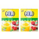 Kit 2uni Gold Adoçante Stevia em Pó 50X6mg - Gold