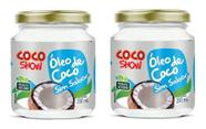 Kit 2uni Óleo de Coco sem sabor Coco Show 200ml - Copra Kit 2uni Óleo de Coco sem sabor Coco Show 200ml - Copra