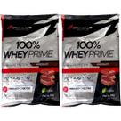 Kit 2X 100% Whey Prime - 900g Refil Chocolate - BodyAction