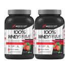 Kit 2X 100% Whey Prime Concentrado - 900g Morango - BodyAction
