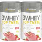 Kit 2X 3 Whey Top Taste - 900g Morango - Body Action Kit 2X 3 Whey Top Taste - 900g Morango - Body Action