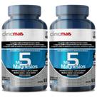 KIT 2X 5 Mix Magnésios 90 Cápsulas - Clinicmais KIT 2X 5 Mix Magnésios 90 Cápsulas - Clinicmais