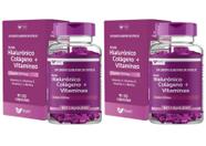 Kit 2x Ácido Hialurônico com Colágeno + Vitaminas - 60 Cápsulas / 500mg Muwiz