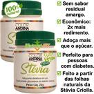 Kit 2x Adoçante Stévia em Pó 20g Color Andina 100 Natural Sem Sabor Residual Amargo Kit 2x Adoçante Stévia em Pó 20g Color Andina 100 Natural Sem Sabor Residual Amargo