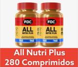 Kit 2x All Nutri Plus Polivitamínico Importado 140 Comp Fdc