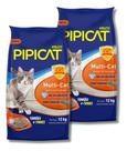 Kit 2x areia pipicat multicat 12kg