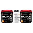 Kit 2x BCAA Powder 4.5 250g + Power Creatina 100g - Bodybuilders