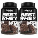 Kit 2X Best Whey - 900g Double Chocolate - Atlhetica Nutrition