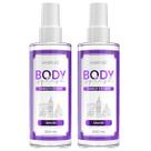 Kit 2x Body Splash Desodorante Colônia Cabelo e Corpo Madri 200ml MaryLife