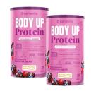 Kit 2x - Body Up Protein - Colageno Bodybalance - Frutas Roxas e Cranberry - 450g - Sanavita