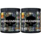 Kit 2X Bone Crusher Nova Fórmula - 300g Hot Orange - Black Skull