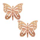 Kit 2x Borboleta Decorativa Em MDF Para Jardins e Pintura