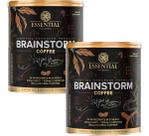 Kit 2x Brainstorm Coffee Com Coq10 + Tcm - Café com Especiarias - 186g - Essential Nutrition
