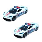 Kit 2x Brinquedo carrinho policial de propulsão - AP TOYS
