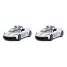 Kit 2x Brinquedo Carrinho Viatura Policial Branco - AP TOYS