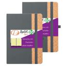 Kit 2x Caderneta Eco Line 14X21cm 96 Fls Pautadas Cinza Kit 2x Caderneta Eco Line 14X21cm 96 Fls Pautadas Cinza