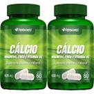 Kit 2X Calcio, Magnesio, Zinco E. Vit D3 600mg 60cps - Herbamed